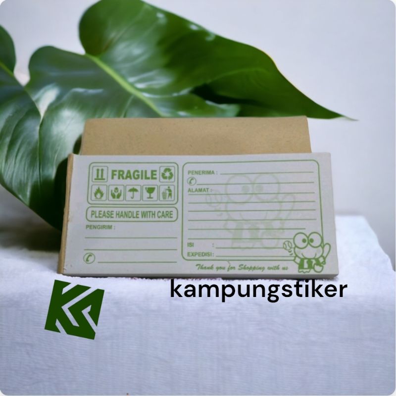 

Label Pengiriman Olshop Motif Keropi - Siap Kirim