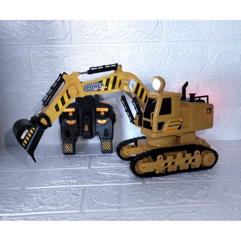 Rc mainan Excavator mobil truck remot Control versi Jumbo