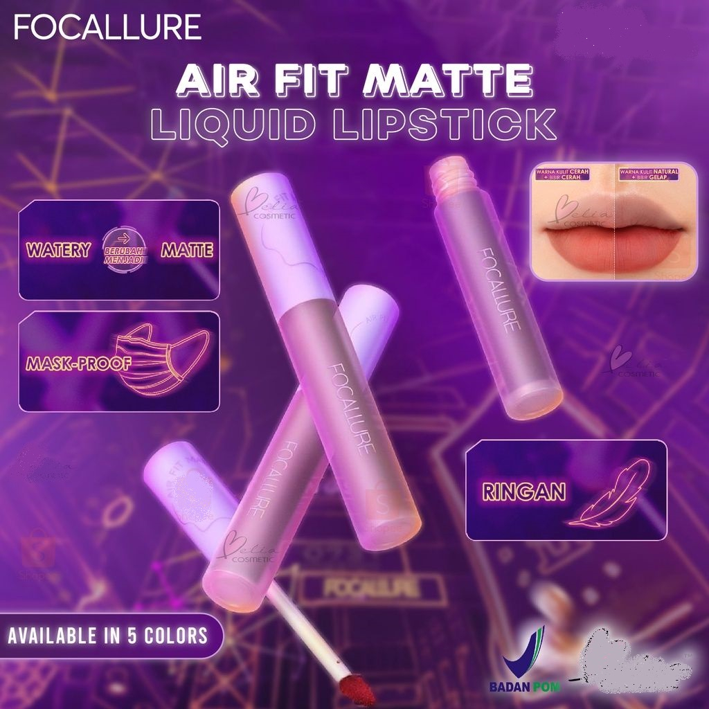 FOCALLURE AIR FIT Matte Liquid Lipstick - FA266