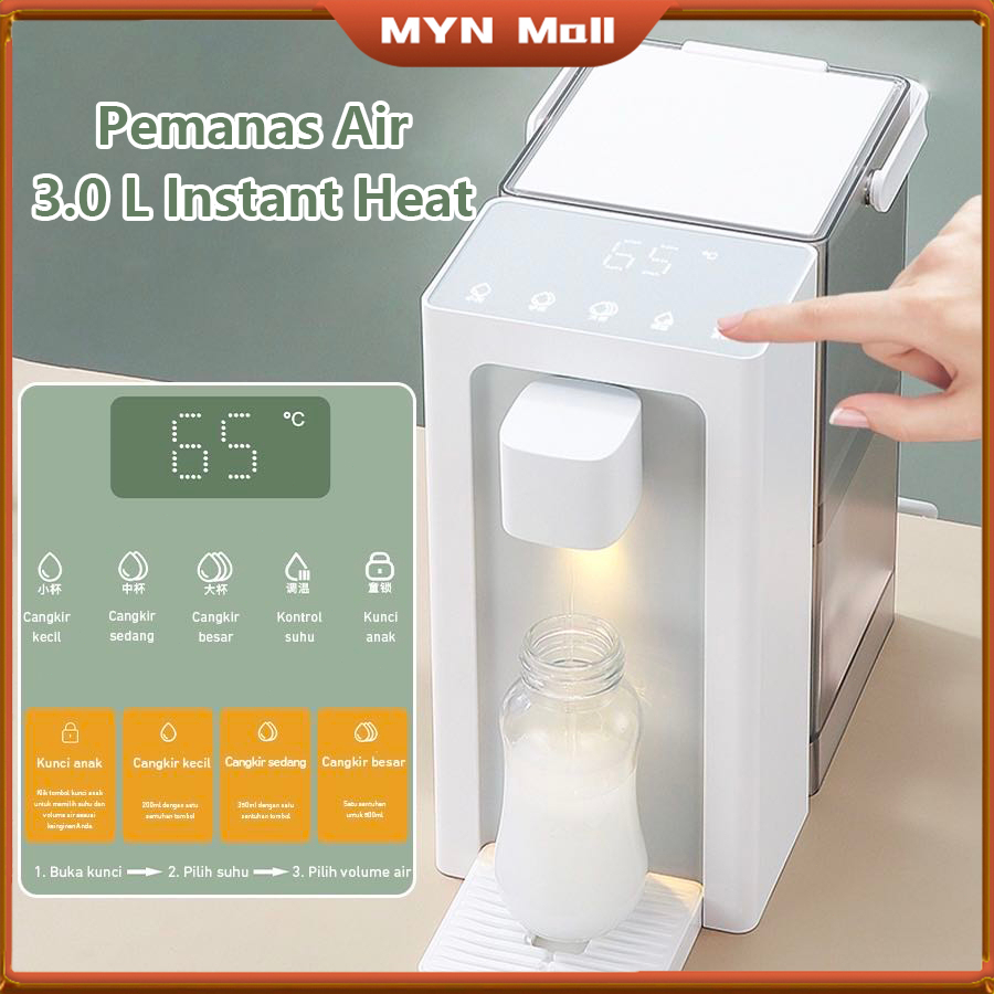 Water Dispenser Instant Heating 3.0L / Dispenser Panas Dingin / Hot Water Dispenser / Pemanas Air 3.0L Instant Heat