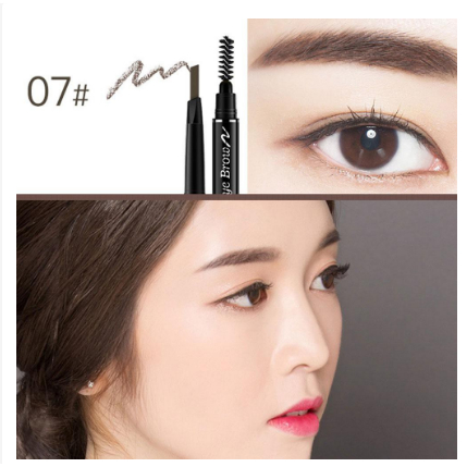 LAMEILA DOUBLE EYEBROW + BRUSH 2IN1 PENSIL ALIS / PENEBAL ALIS MATA