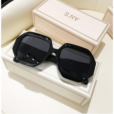 BV.ID KC1095 Kacamata Fashion Gaya Korea kaca mata Hitam Bingkai Persegi petak Import