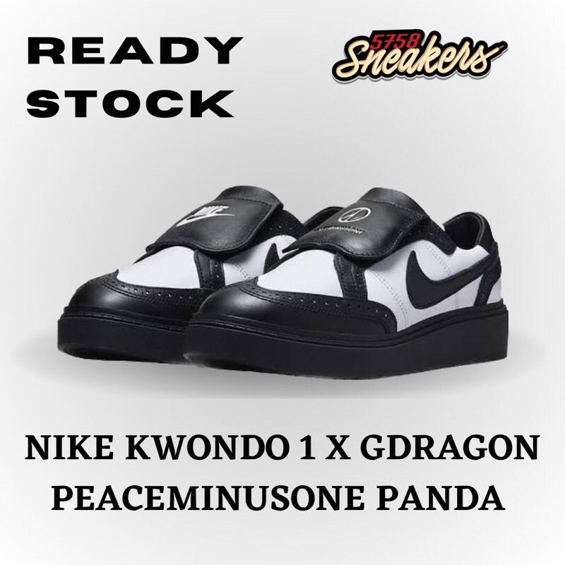 Nike Kwondo 1 x G-Dragon Peaceminusone Panda 100% Original Authentic