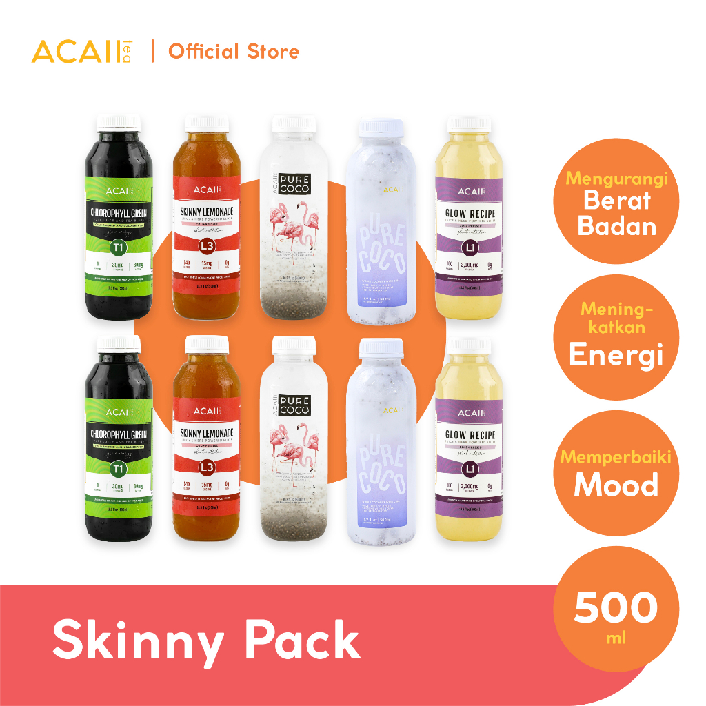 

Acaii Tea Skinny Pack (10x500ml)
