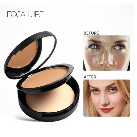 * NCC * Focallure Pressed Powder Bedak Padat Oil Control Focalure FA16