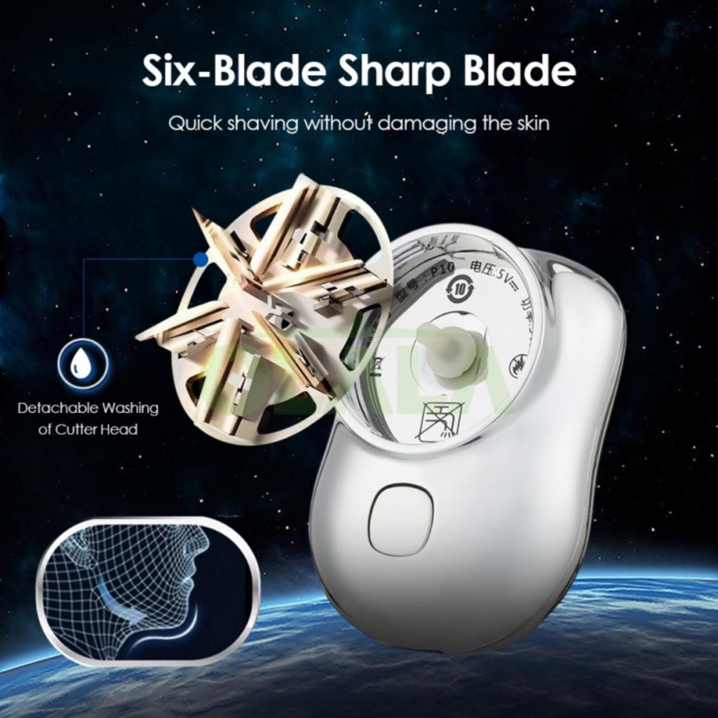 MINI ELECTRIC SHAVER ALAT CUKUR PENGHILANG RAMBUT PORTABLE OLL-BT8830