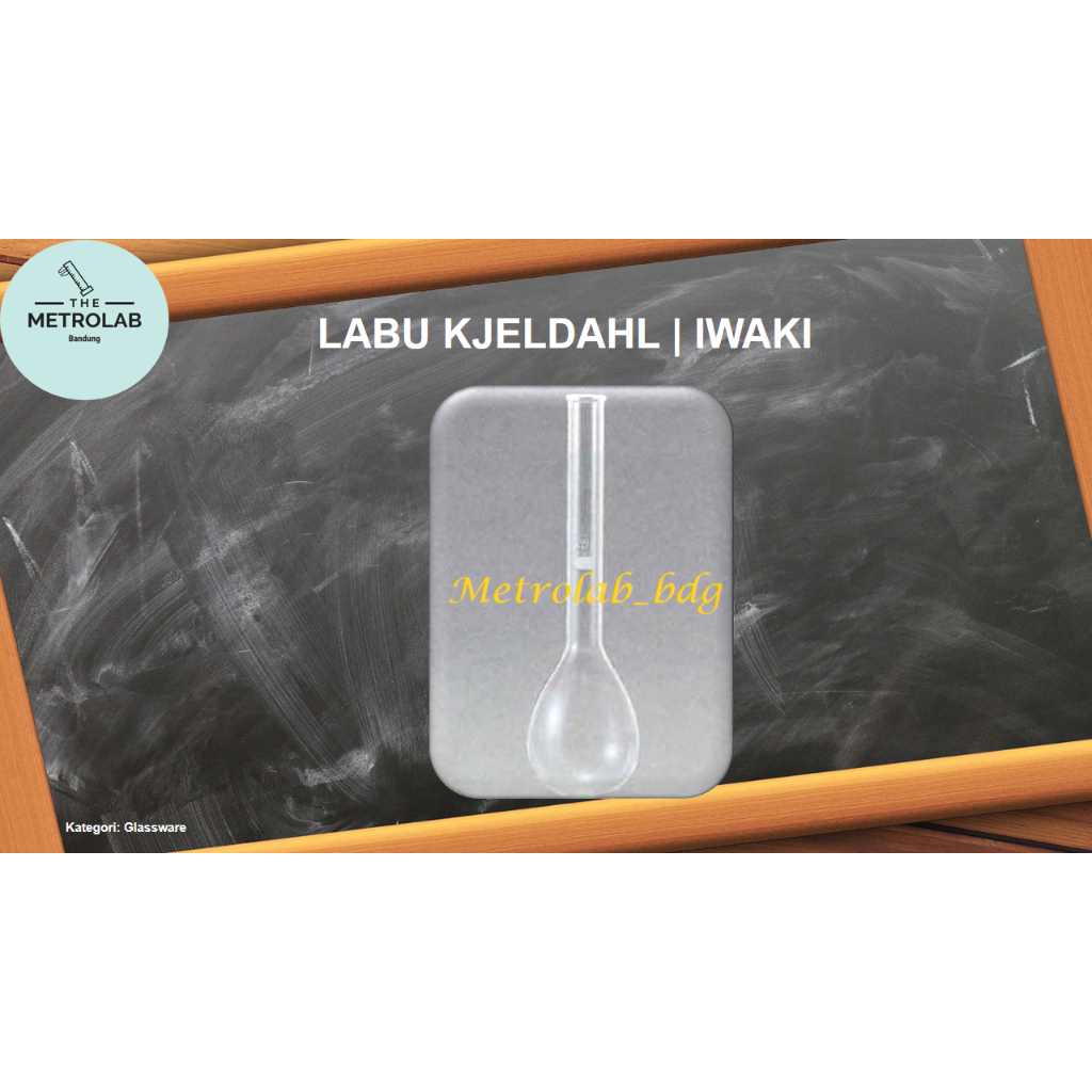 Labu Kjeldahl 500 ml | Kjeldahl Flask | IWAKI