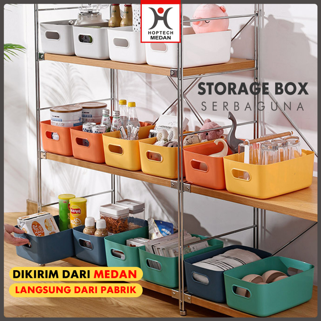 Kotak Penyimpanan Serbaguna Storage Box Multifungsi| Bin Organizer Multifungsi | Keranjang penyimpanan Serbaguna