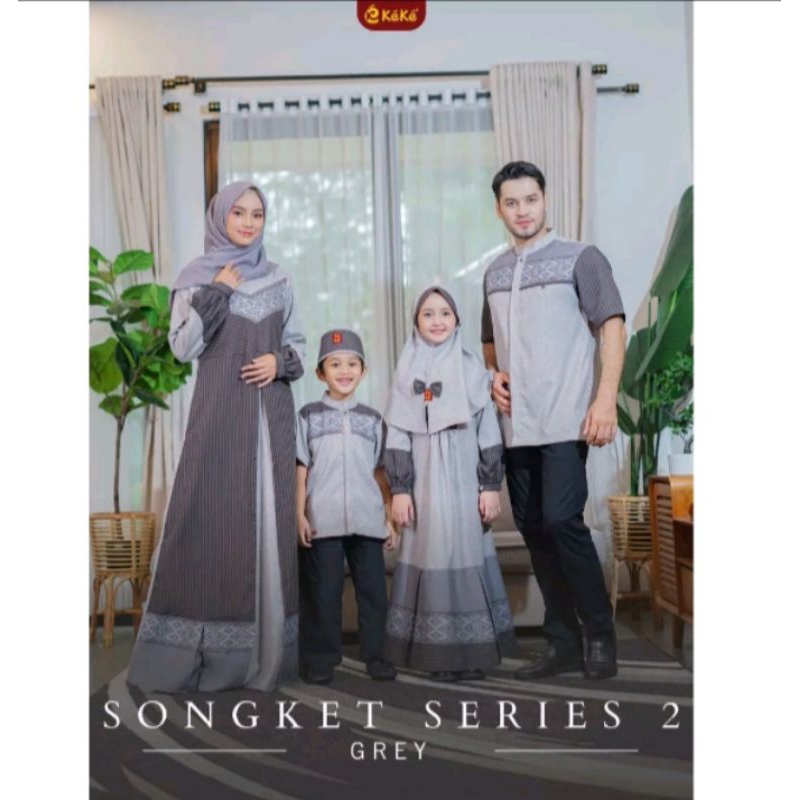 gdk sr songket gamis keke