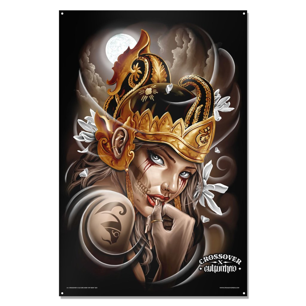 FLAG BANNER CROSSOVER X CULTURE HERO "DEWI"