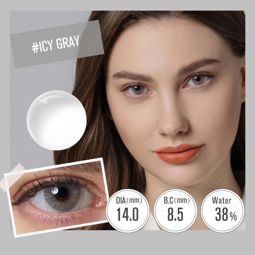（COD)Softlens normal korea/Lensa Kontak Berwarna Baru /Lensa Kontak Lunak Hidrofilik / Murid Berwarna /14.20MM