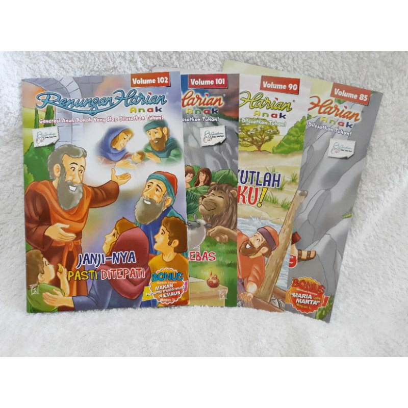 Buku rohani Kristen Renungan Harian Anak Volume 90, 104