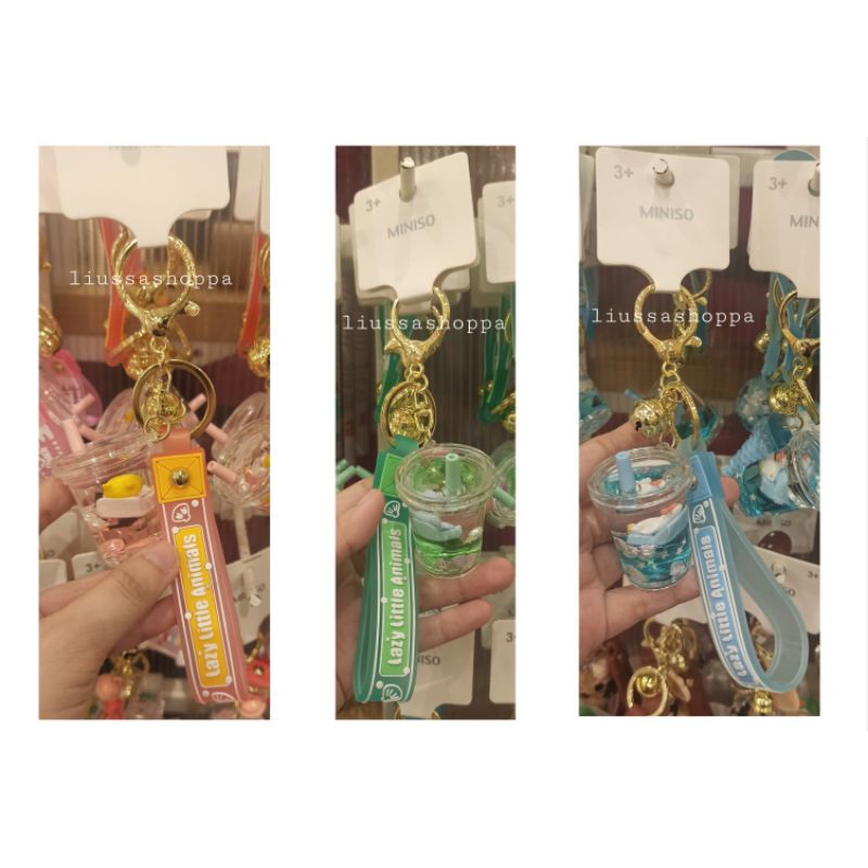 Gantungan Kunci Miniso - Bubble Tea Keychain
