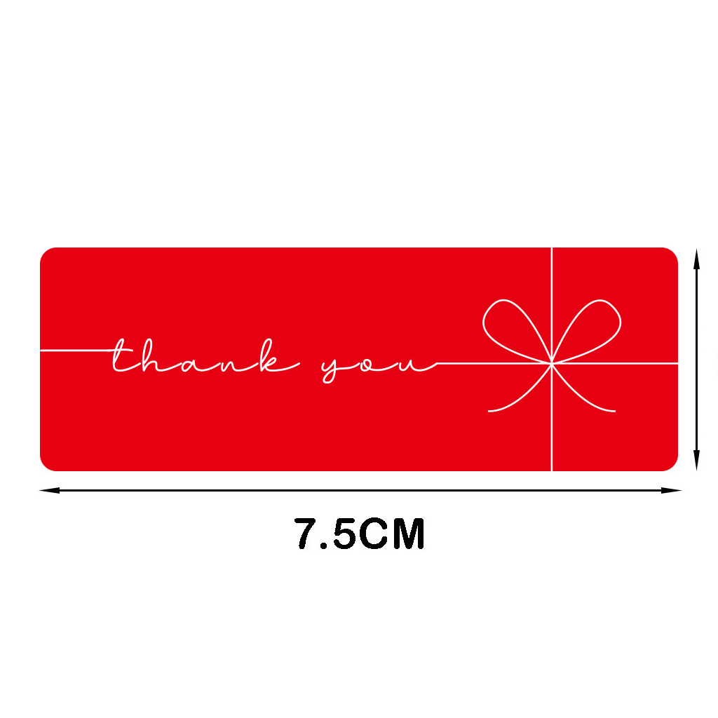 [DZ] ST579 - 120Pcs/Roll Sticker Label Thank You For Your Order / Stiker Gulung Olshop Packaging Hadiah