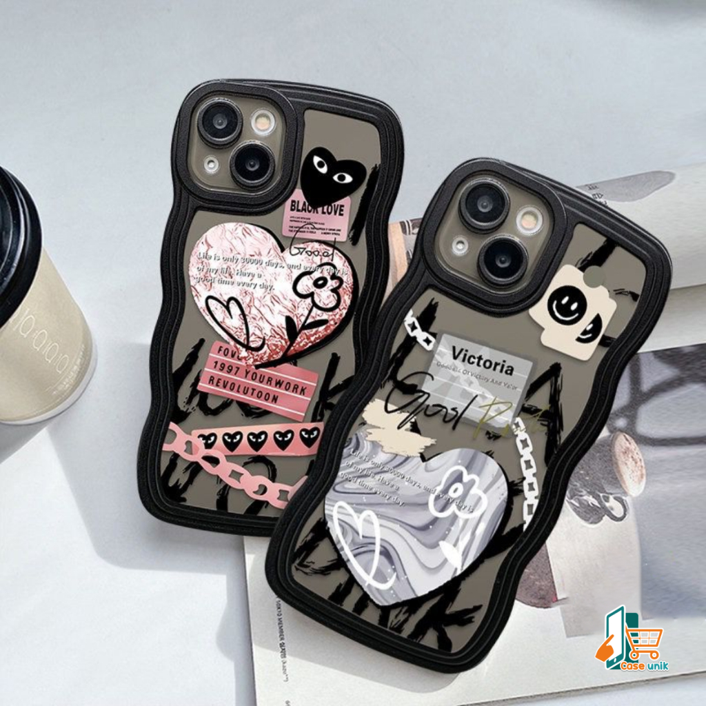 SS814 SOFTCASE TPU FASHION LOVE GRAFITI FOR REALME C11 C12 C25 C15 C17 7I C21Y C25Y C30 C30S C31 C33 C35 NARZO 50A PRIME V23 5G C53 C55 CS5618