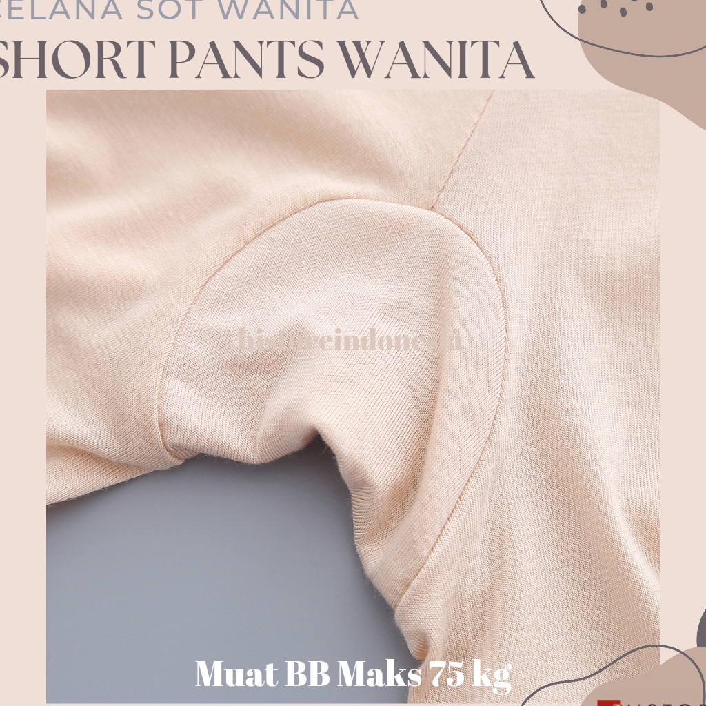 [HI] Short Pants Wanita Seamless Fit 514 Sot Pan Celana Pendek Ketat BB Maks 75 kg