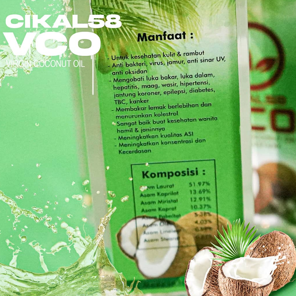 VCO Virgin Coconut Oil 250ml | VCO Minyak kelapa murni | VCO murni 250ml. Minyak vco fermentasi - minyak kelapa original. Minyak vco sr12. Vco 1liter. Vco virgin coconut oil. minyak kelapa. Minyak kelapa vco. Virgin oil. Vco fermentasi. vco