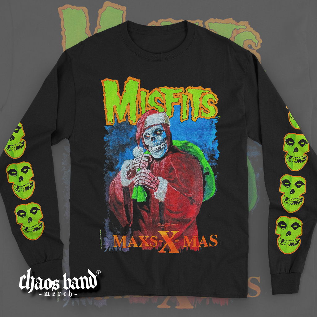 MISFITS - MAXS-X-MAS '96 (Long Sleeve) Kaos Band