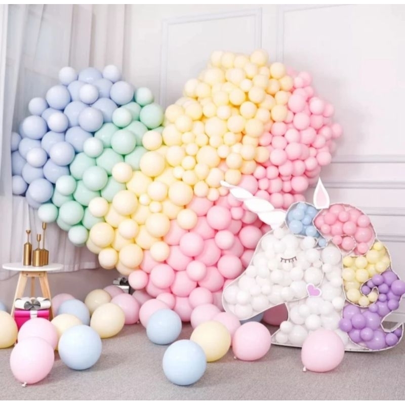 balon latex 10 inch balon warna pastel balon warna macaron balon acara