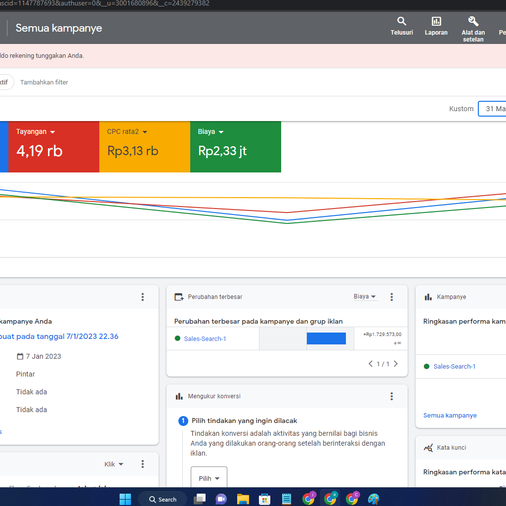 Jual Akun Adwords Siap Pakai bebas limit