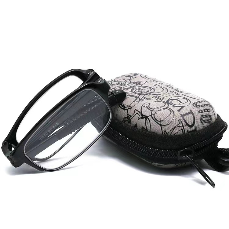 Kacamata Baca Lipat Lensa Plus Anti Radiasi+1.00 s/d+4.00 Kacamata Pria Folding Reading Glasses (Free Pocket)