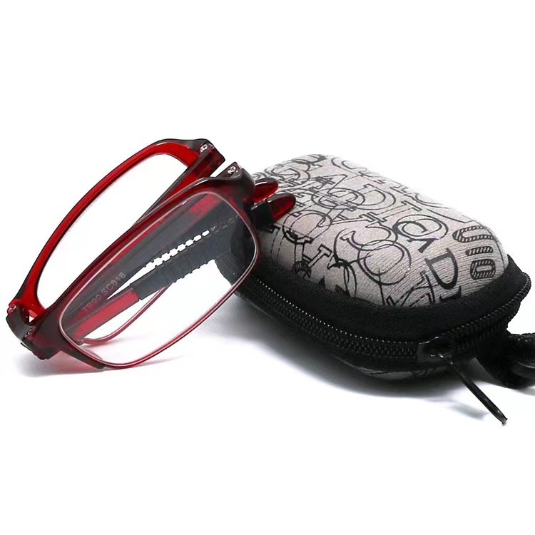 Kacamata Baca Lipat Lensa Plus Anti Radiasi+1.00 s/d+4.00 Kacamata Pria Folding Reading Glasses (Free Pocket)