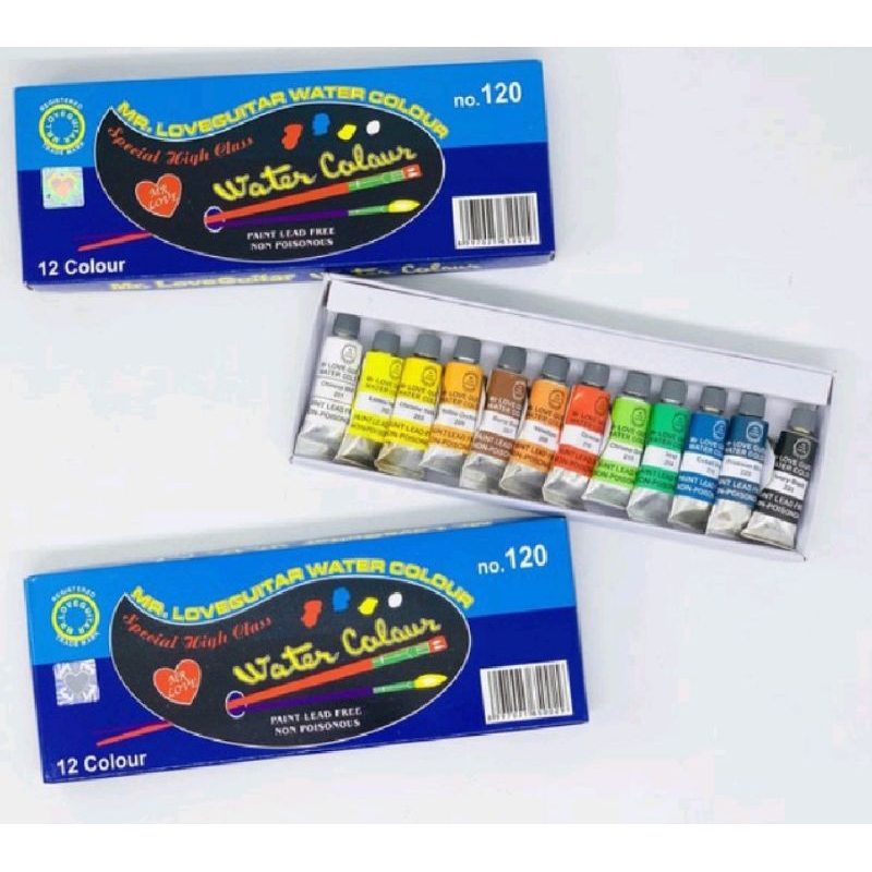

Cat Air 12 warna Water Colour Set