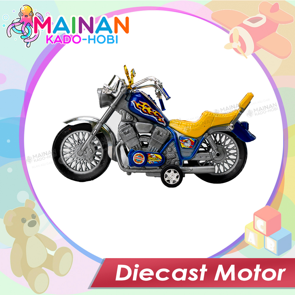 KADO ULANG TAHUN ANAK MAINAN MINIATUR DIECAST MOTOR BALAP MOTORCYCLE RACING