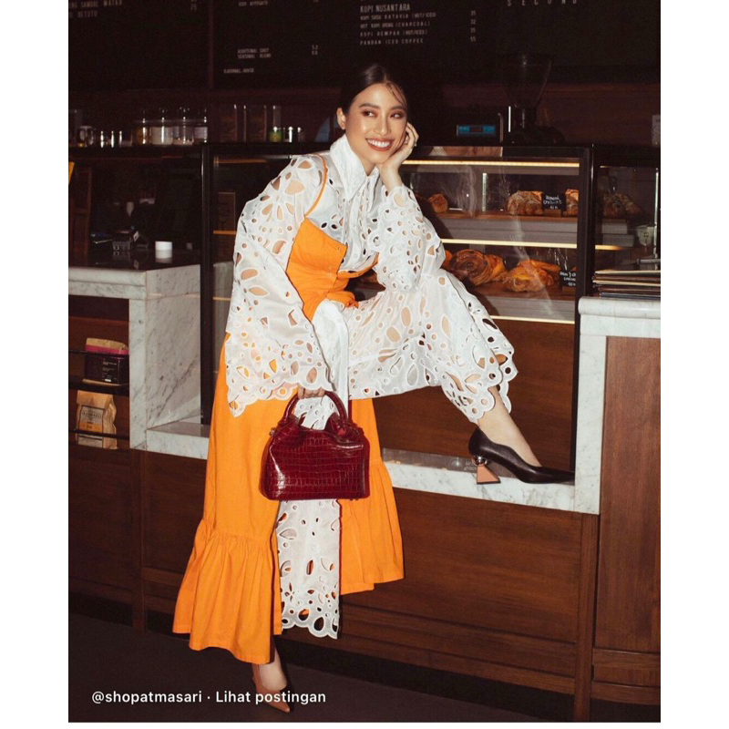 SUKU HOME Orange Sun Skirt Size 1