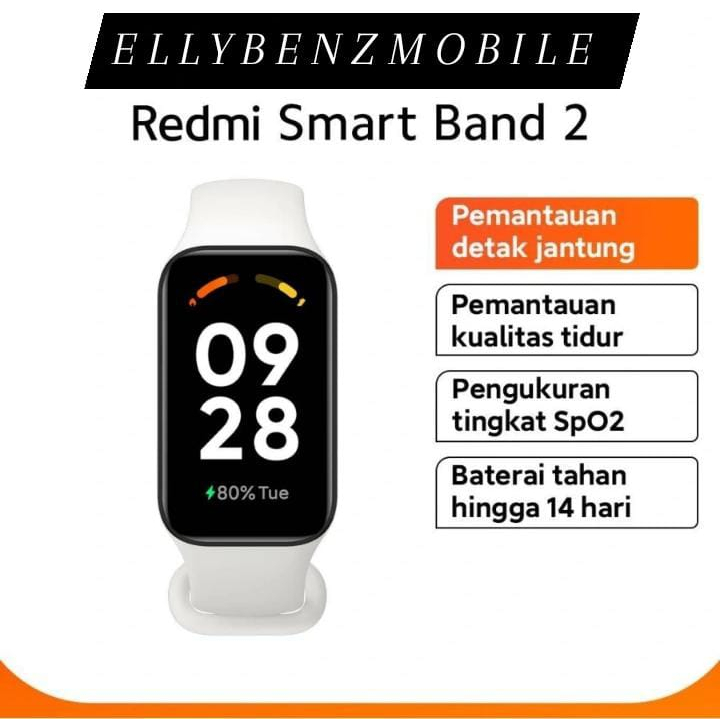 XIAOMI Redmi Band 2 Tahan Air 5ATM 1.47&quot; Hingga 14 hari New