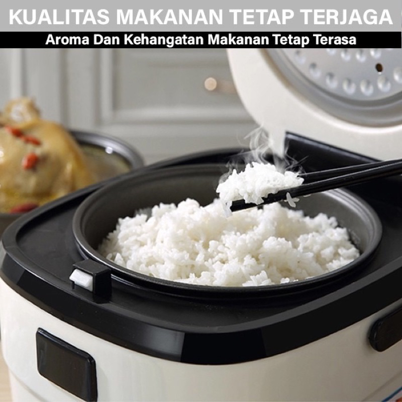 GM Bear Penanak Nasi Rice Cooker 1223-Big Multifunction Rice Cooker D4H7