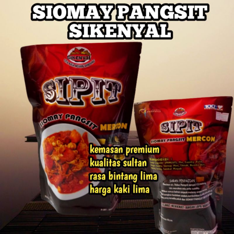 

SIPIT - SIOMAY PANGSIT INSTAN SIKENYAL