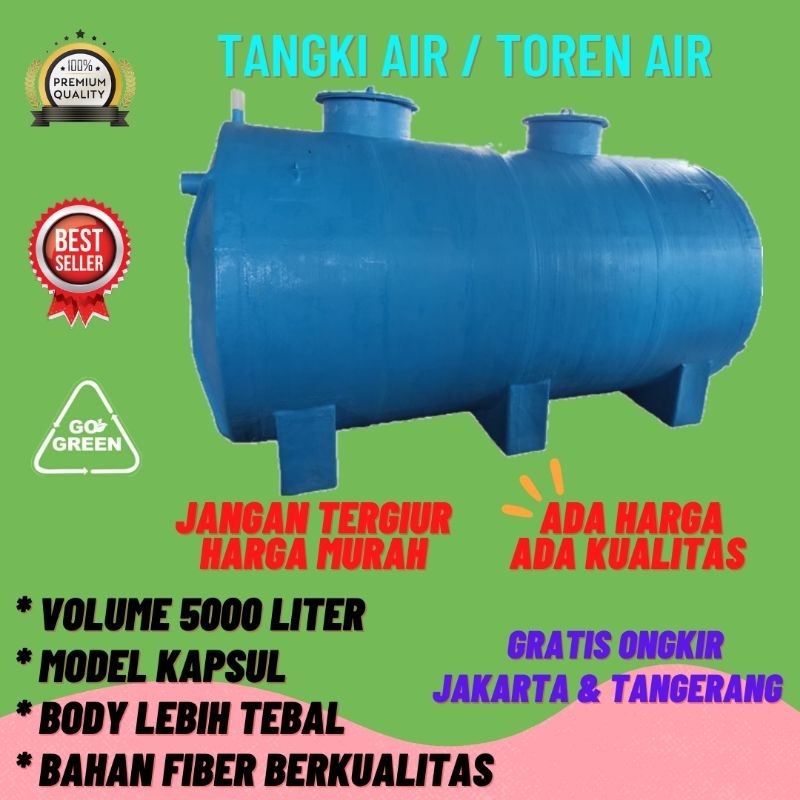 Tangki Air Fiber 5000 Liter