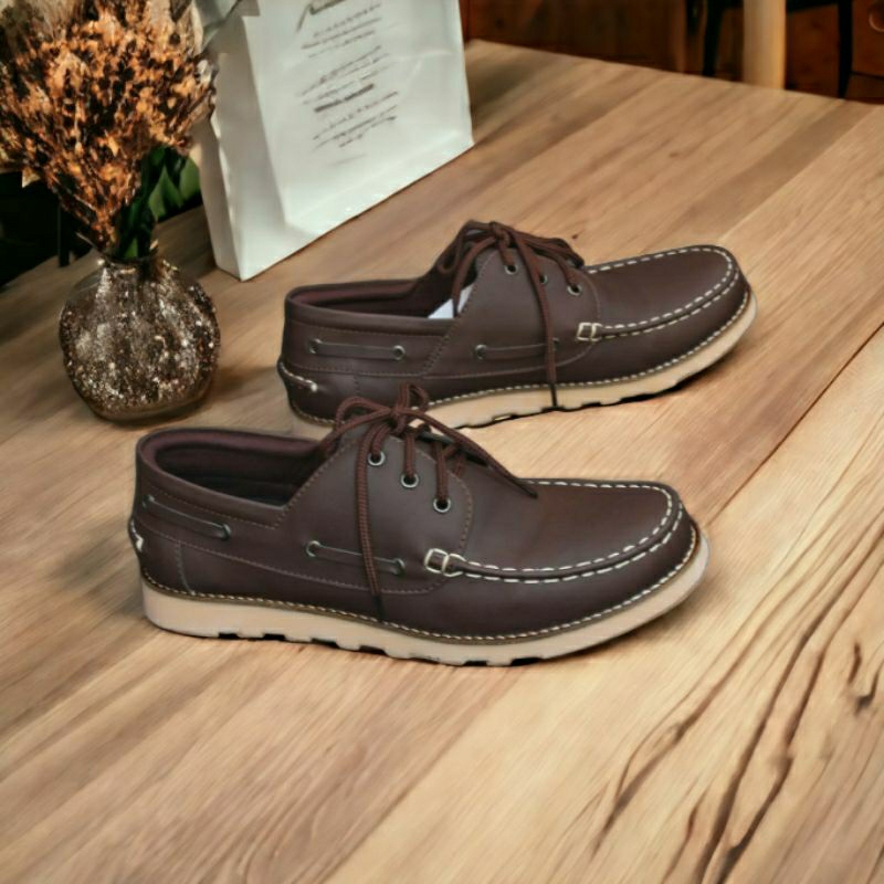 JOENERS Sepatu Casual Formal Pria Loafers Kerja Kasual Keren Original Synthetic Leather Doff