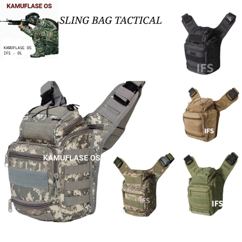 TAS SELEMPANG TACTICAL PREMIUM TAS ARMY TAS CAMERA 803 ( SELEMPANG BESAR )