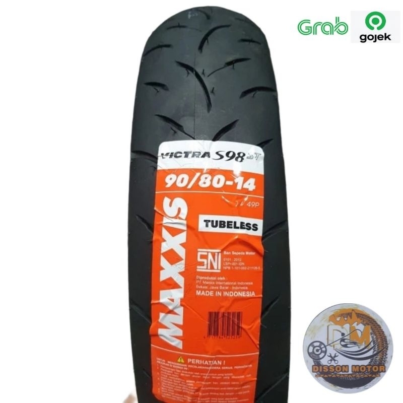 Maxxis Victra 70/90-14 80/90-14 90/80-14 90/90-14 100/90-14 100/80-14 110=70-14 130/70-14 110/80-14 