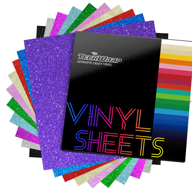 

Decoreating | Glitter Craft Vinyl Premium Adhesive Sticker by Teckwrap