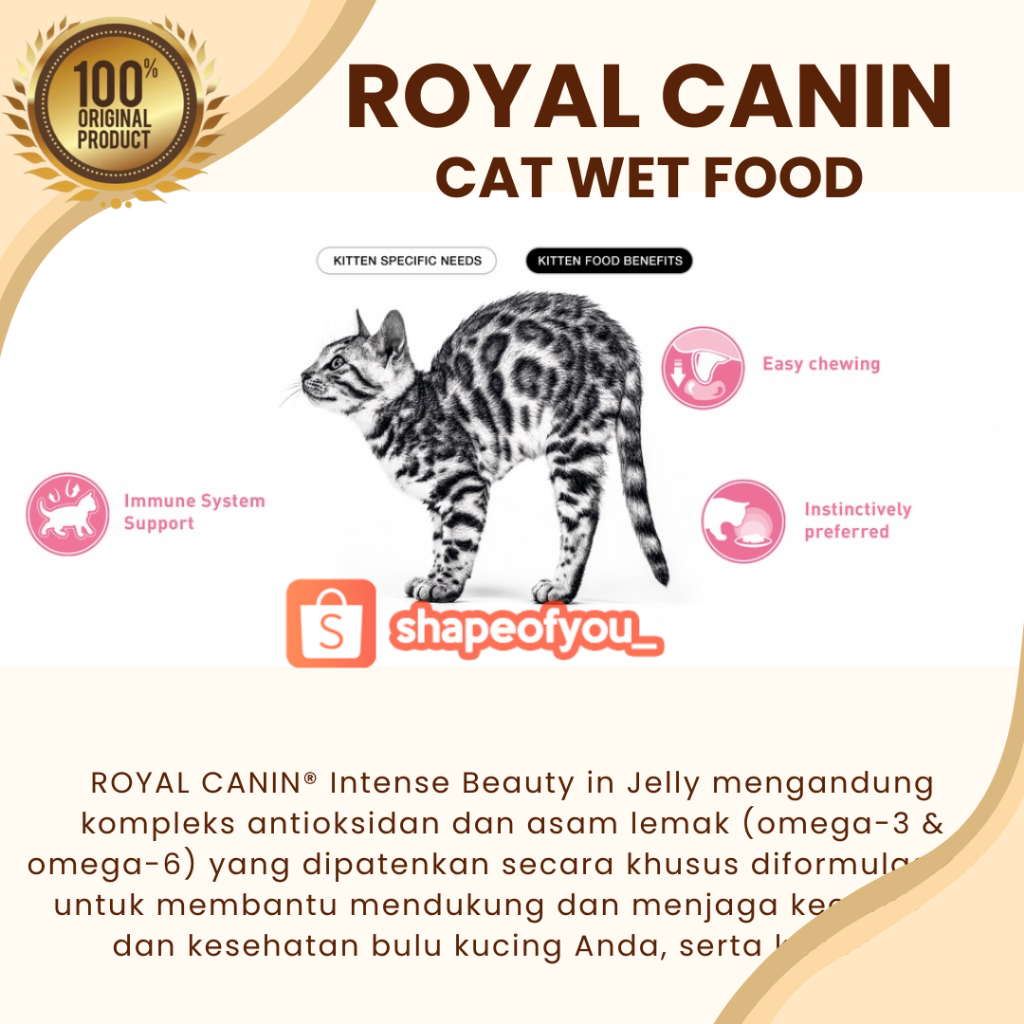 Royal Canin Pouch All varian Wet Cat Food Adult Mother Kitten Makanan Kucing Basah RoyalCanin RC saset