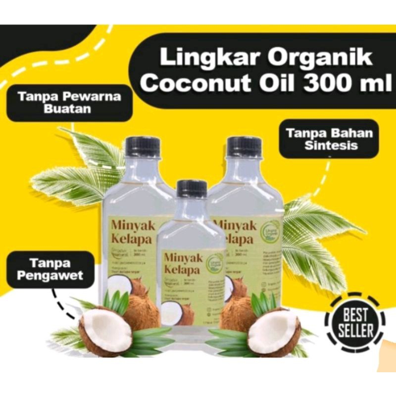 Minyak Kelapa Organik Lingkar Organik 300 ml