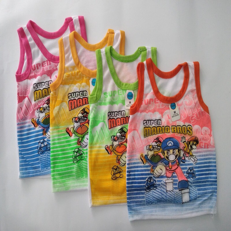 kaos dalam anak laki laki motif murah singlet kaos