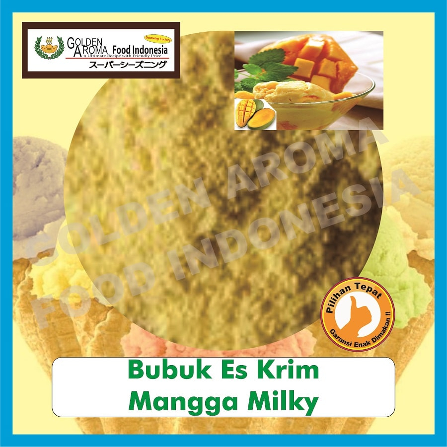 

Bubuk Es Krim Mangga 250gr Serbuk Ice Cream Powder Mango Milky Eskrim Premix Gelato Murah Enak Halal