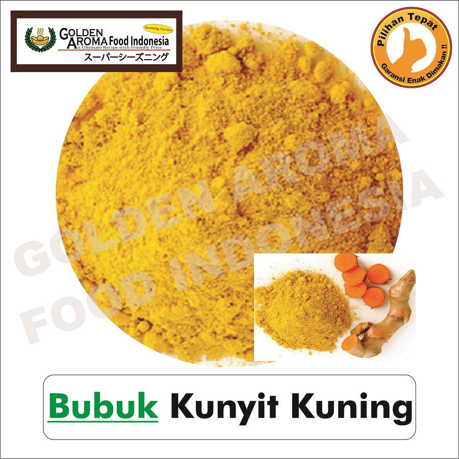 

Bubuk Kunyit Kuning 50gr Jual Yellow turmeric Powder, Bubuk Rempah Murah Aman Terbaik