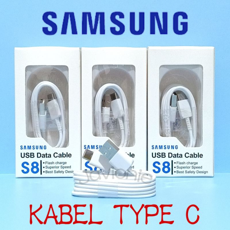 Kabel Data Charger Cas SAMSUNG A50 A50S A51 A52 A52S 5G Original TYPE C Fast Charging