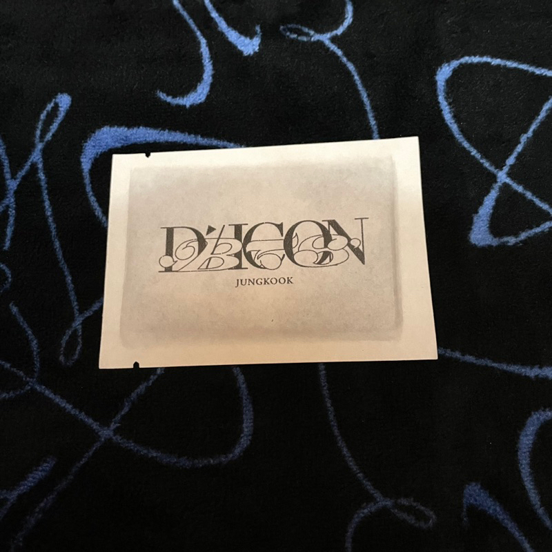 SPECIAL CARD JUNGKOOK, TAE, JIN DICON 102 BTS