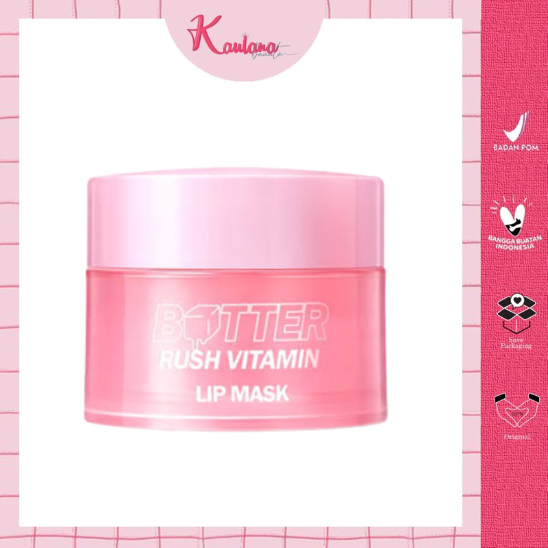 BARENBLISS Butter Rush Vitamin Lip Mask | melembabkan bibir