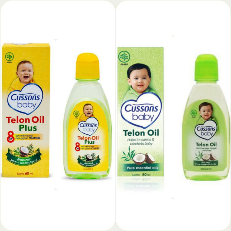 Cussons Baby Telon Oil &amp; Telon Oil Plus 60ml