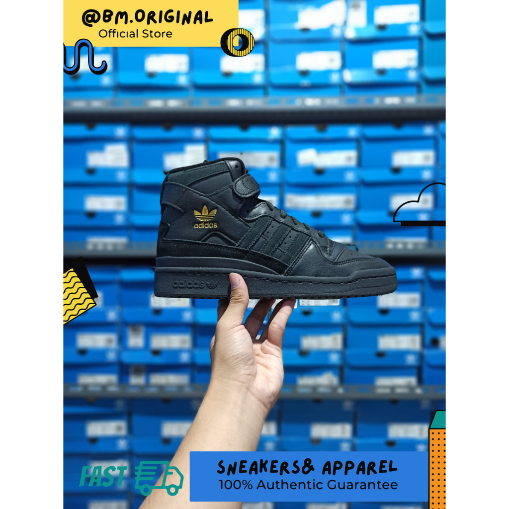 Adidas Forum 84 HI Core Black Carbon ID7315