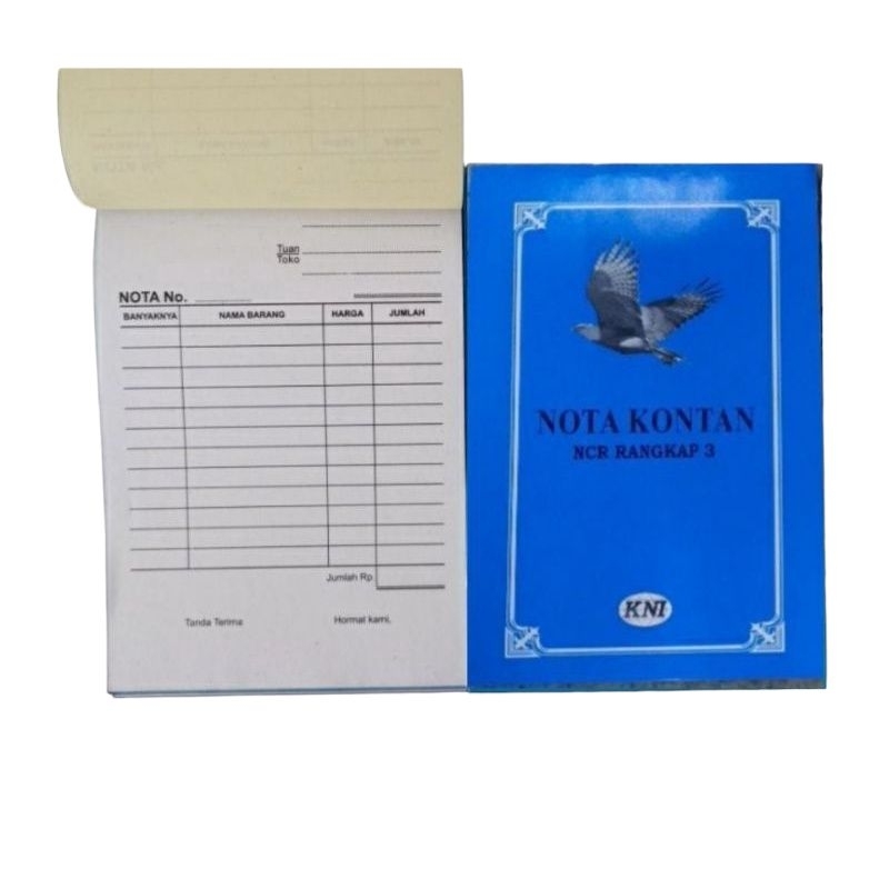 

10 Nota kontan KNI rangkap 3 ply kecil k3 bon