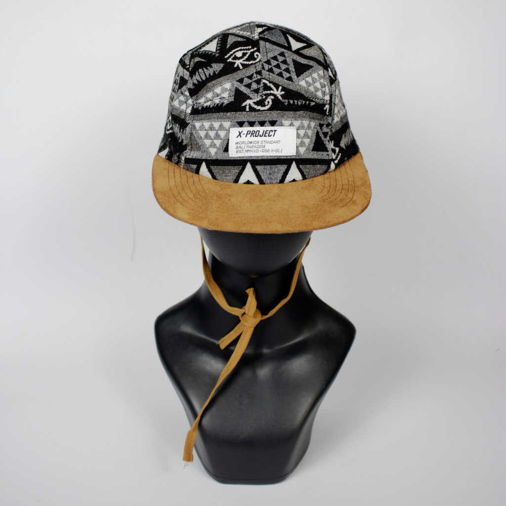 5 Panel X-Project Eardog Earflap Aztec v2 Black Series