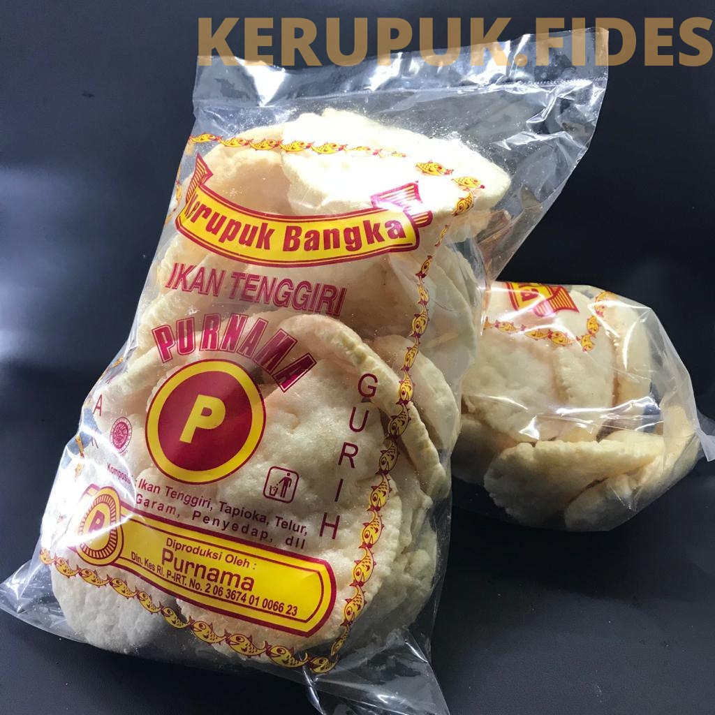 

Kerupuk Bangka Purnama Ikan Tenggiri - Koin JUMBO - Gurih Sedap Nikmat Mantap Renyah!!!